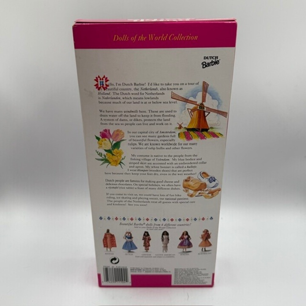 Mattel Dutch Barbie Dolls of the World Special Edition 1993 Vintage 11104 NIB - Picture 5 of 7